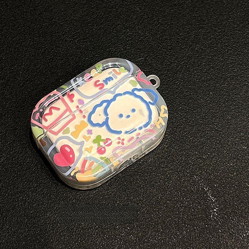 Product Introduction of Graffiti Puppy for Airpods3/2 Headphone Case Pro/2 Bluetooth Earphone Cover Accessories Handheld 4