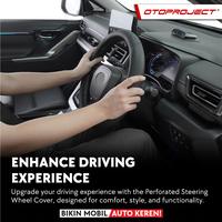 Gambar Otoproject - Car Steering Wheel Cover Elite Series 005 | Sarung setir mobil mewah Otoproject, bahan kulit - Onyx Black dari Otoproject Kab. Tangerang 3 Tokopedia