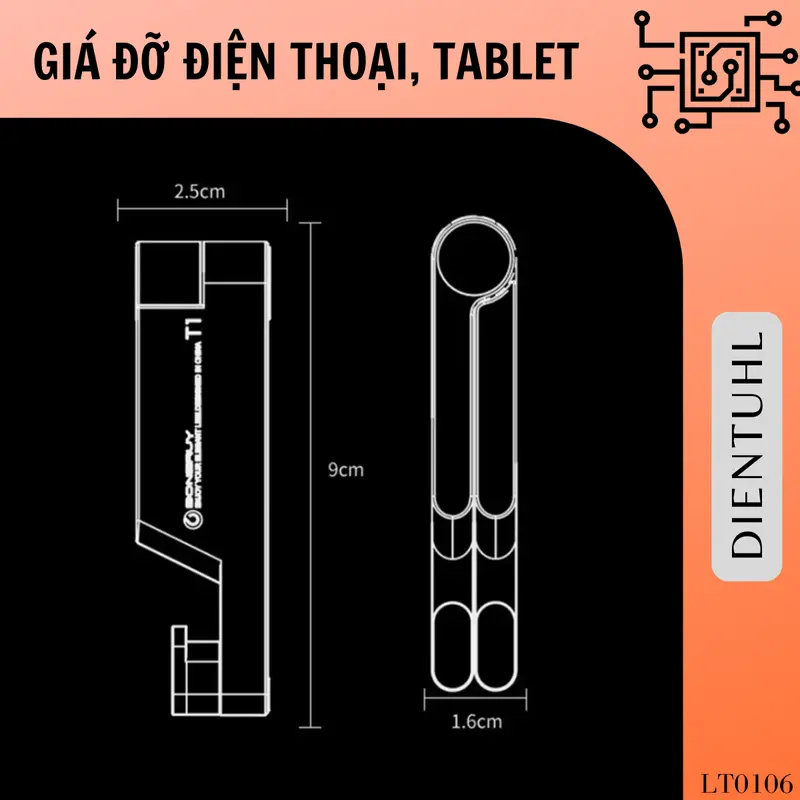 Giá đỡ Điện Thoại Máy Tính Bảng Ipad Tablet Để Bàn Nhỏ Gọn - Gấp Gọn, Điều Chỉnh Đa Năng, Hợp Kim Nhôm Cao Cấp 7