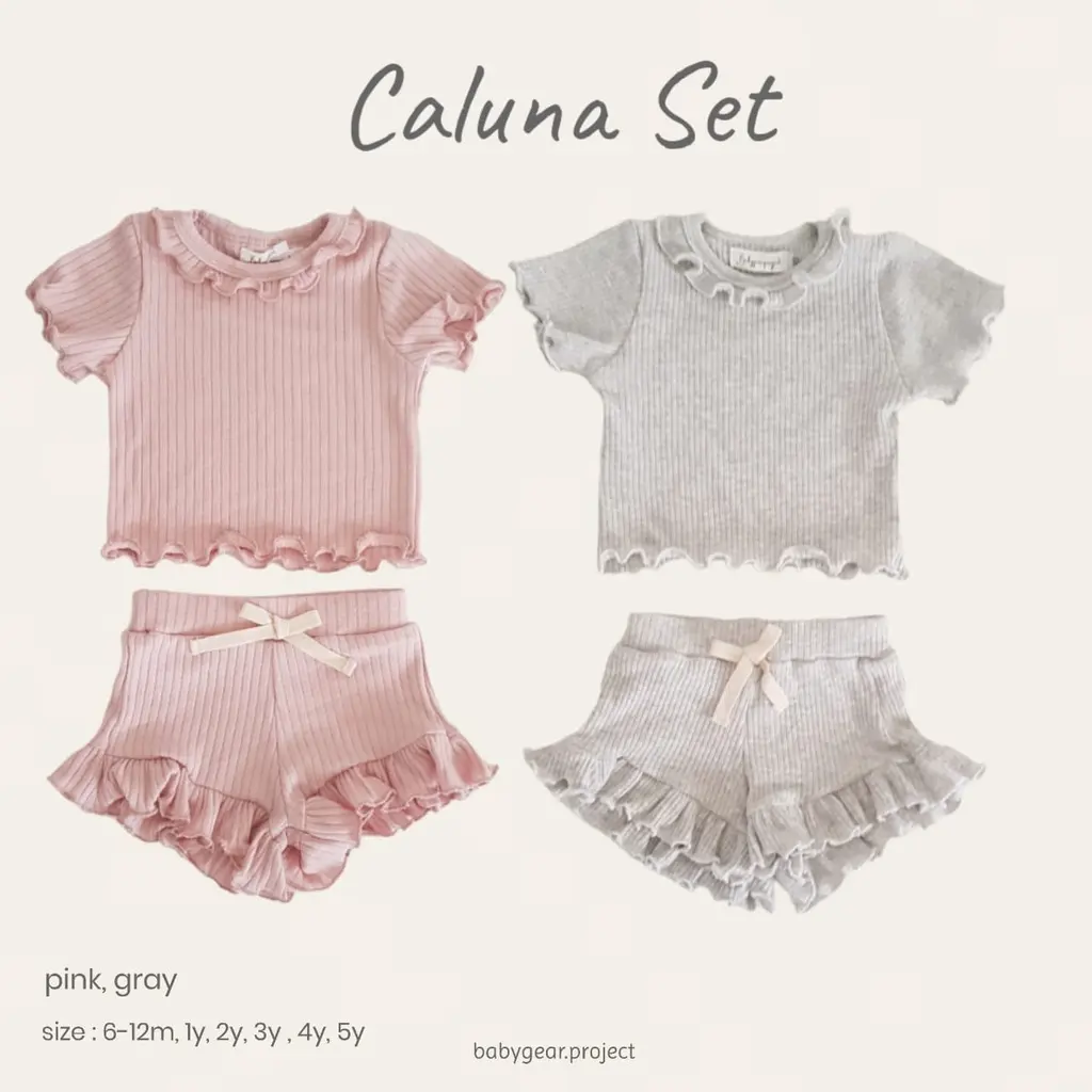 BABYGEAR.PROJECT - CALLUNA SET - Dress Anak Perempuan (0-5 tahun)