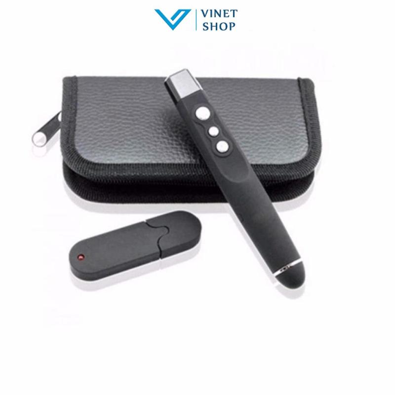 Bút trình chiếu powerpoint chỉ Lazer thuyết trình chiếu Slide không dây 2.4Ghz điều khiển từ xa