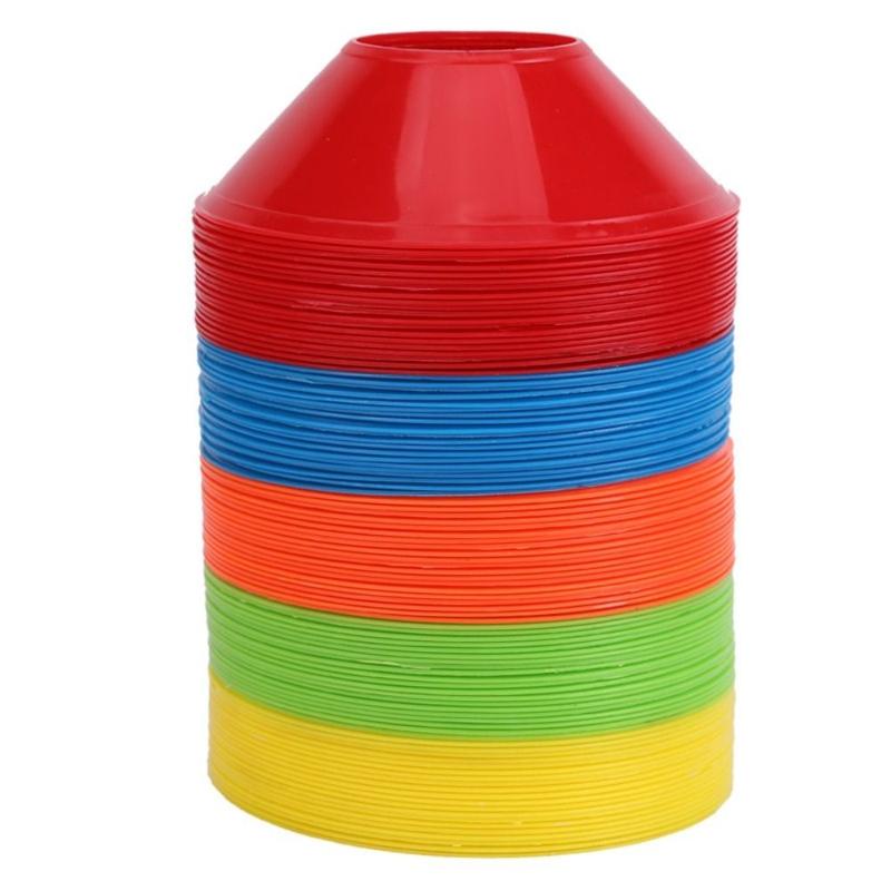 Product Introduction of New Colorful Football Training Equipment Thickened Plastic Stand Soccer Training Markers Durable Football Game Disc Sport Training Accessories 10