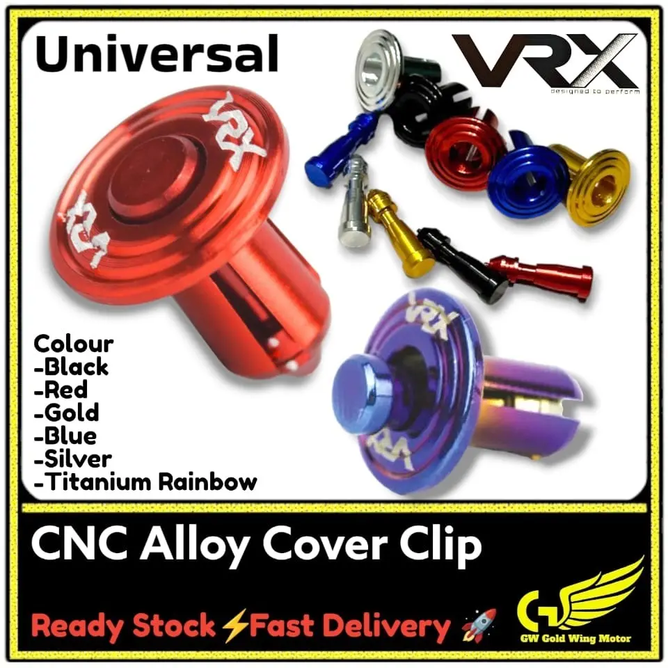 ( 1 BIJI ) VRX ALLOY CNC COVER SET CLIP SKRU SCREW KLIP MOTOR FENDER COVER SET Y15 Y16 NVX155 XMAX NMAX HONDA ADV150 160