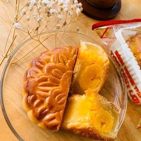 ĐẬU XANH 2 TRỨNG bánh trung thu TÂN DÂN LỢI , TÂN TÂN 200g Thức Ăn Food Cake bánhtrungthu kẹo sữa chua sấy táo tươi lương khô mix 12 vị