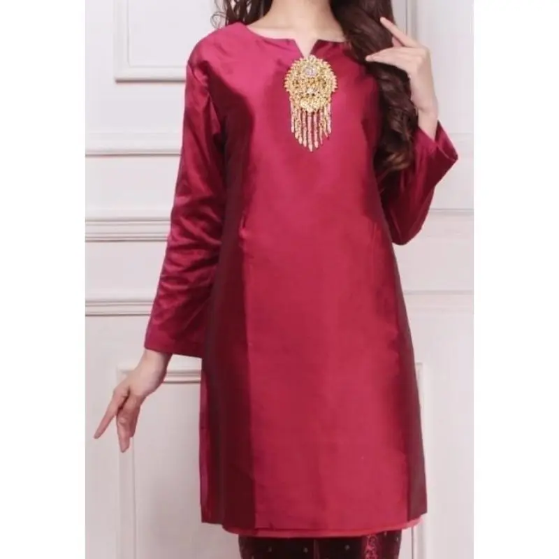 BEST SELLER//REALPICT ATASAN KEBAYA TUNIK TAFETA//TUNIK TAFETA FATIMAH//ATASAN TUNIK PADANG Polos Wanita 5