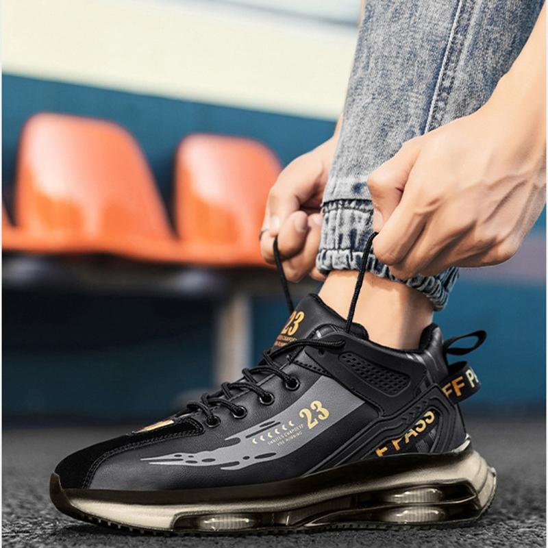 Product Introduction of Fashionable Men's Shoes: Air Cushioned Sneakers for Casual and Sports Shock-absorbing Sports Versatile Running Shoes Athletic Trainers 5