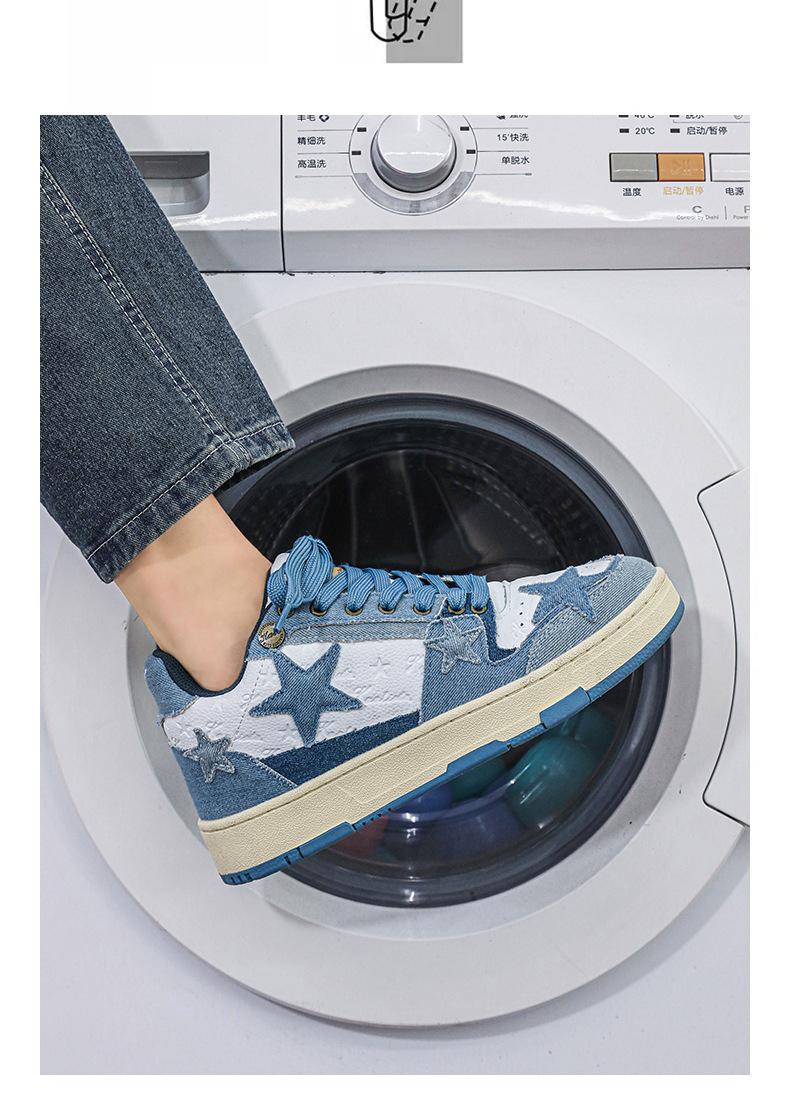 Product Introduction of Giày Nam, Bộ Sưu Tập Mùa Lò Xo Mới, Giày Denim Maillard, Họa Tiết Ngôi Sao, Giày Thể Thao, Dễ Phối Đồ Thường Ngày Thời Trang Độc Đáo Giày Thể Thao, Thời Trang Và Thanh Lịch, Dễ Phối Đồ 16