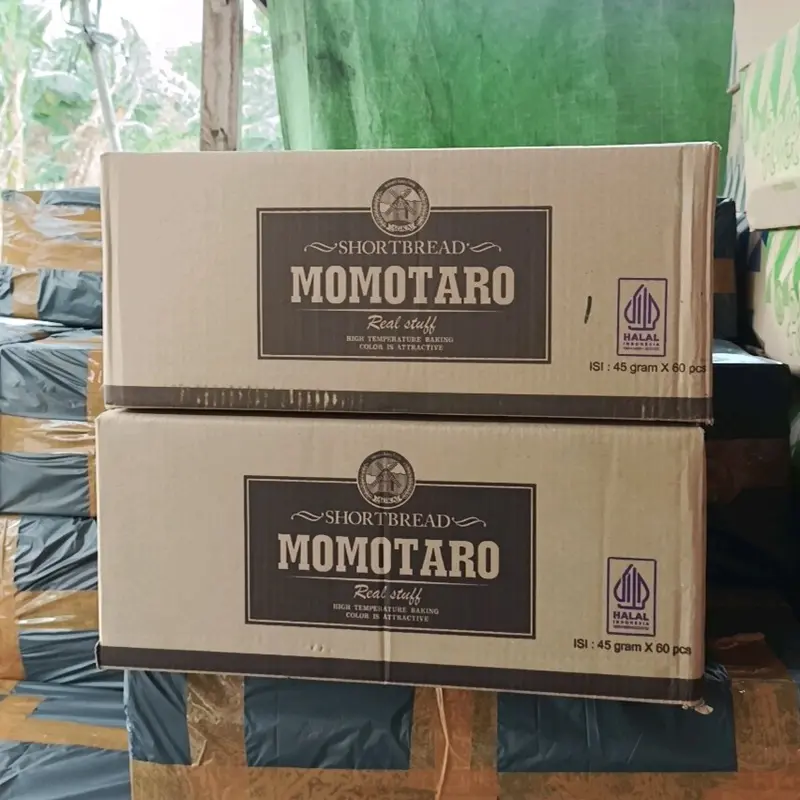Roti AOKA & Aoka Momotaro Cookies 1 Dus isi (40 atau 60 Pcs)  Food Snacks 1