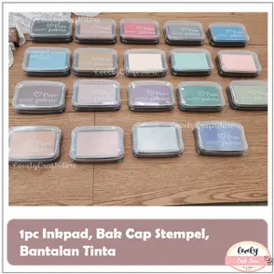 LovelyCraftStore | B14 Bak Cap Stempel Warna Warni Inkpad Stamp Tinta pad craft ink pad scrapbook