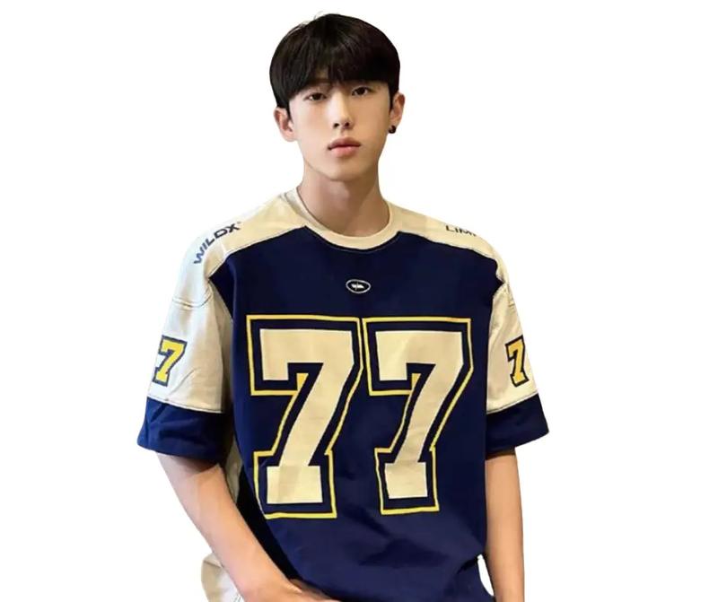 Áo Thun Thể Thao Cổ Điển 77 Bóng Rổ Bóng Bầu Dục, Hip-Hop Jersey T-shirt Nam và Nữ, Đường Phố Hip-Hop Âu Mỹ 2023 áo đấu al nass Top Sport manchester city đồng chống mùi quần