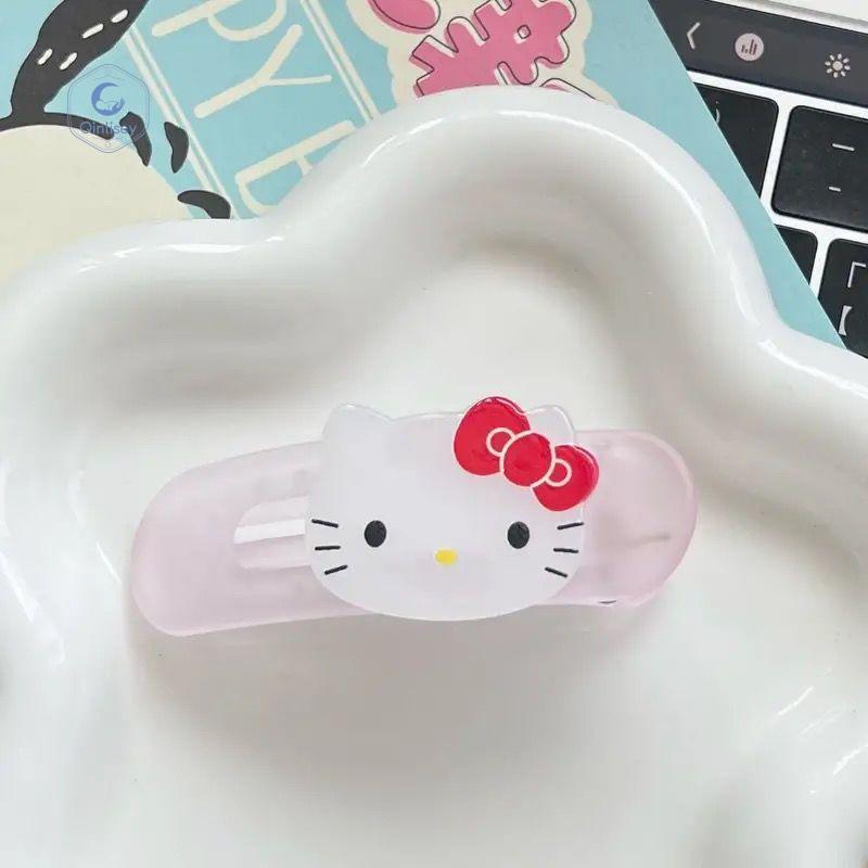 Qinlisey Cute Cartoon Hair Clips for Girls Kawaii Jelly Color Duckbill Clips Barrette Lovely Hair Pins 2