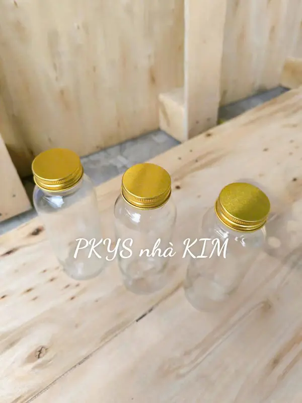 Combo 10 Chai thủy tinh 300ml trụ đựng yến chưng 2