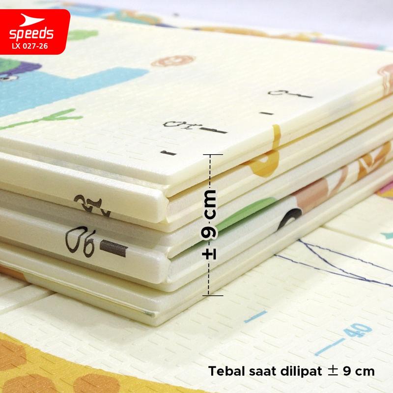SPEEDS SNI Karpet Lipat Playmat Bayi 115x180cm 9mm Tikar Portable Folding Matras 027-26-A 4