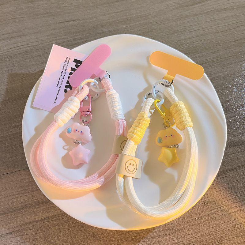 [ TokoAzkia33 ] LAVOI GT2104 GANTUNGAN TALI HP LUCU LIONTIN RANTAI BINTANG AWAN KARTUN