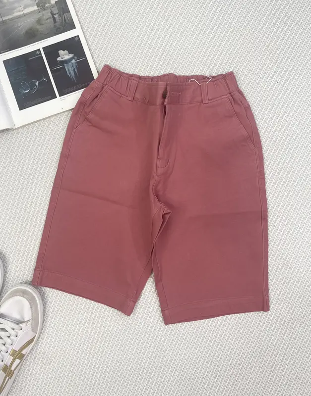 Quần ngố Nữ - Chất kaki co giãn -form ôm lưng thun ở sau dễ mặc Women 6