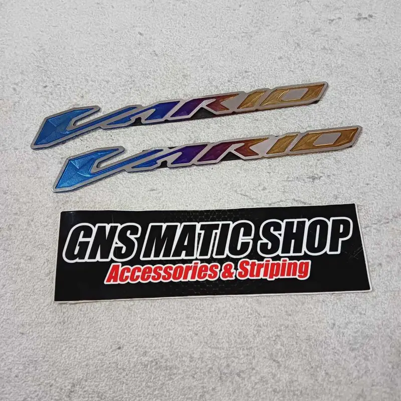 LOGO EMBLEM TITANIUM ORIGINAL VIETNAM VARIO CLICK PCX NMAX AEROX DLL / EMBLEM BODI TITANIUM EMBLEM BODY TITANIUM BEAT 3