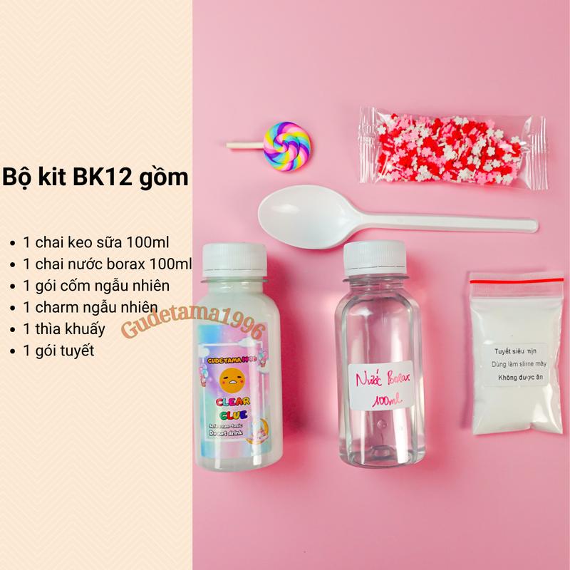 Bộ kit làm slime mây giá rẻ bk12 cho học sinh