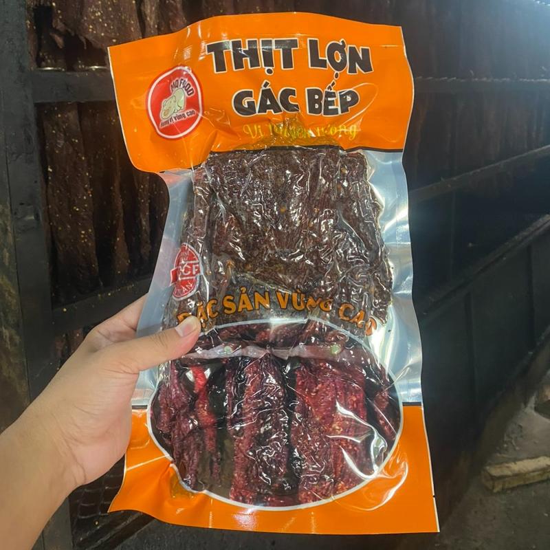 1KG - THỊT LỢN GÁC BẾP HÀ GIANG + KÈM CHẨM CHÉO (2 GÓI) Thức Ăn Food Snack Ăn Vặt 2