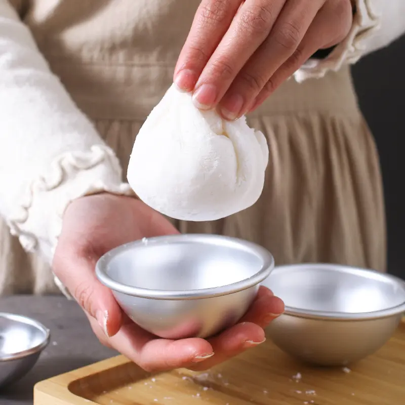Xue Meiniang mold bath salt ball shallow semi-circular mold glutinous rice cake pudding mold mousse cake mold Xue Meiniang tool