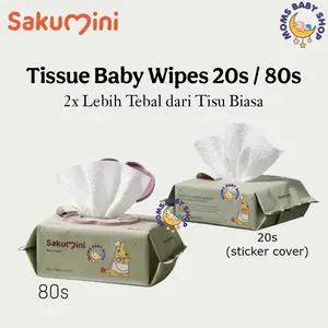 MOMS_ Sakumini Tisu Basah untuk Bayi Wet Tissue Baby Wipes 20s / 80s