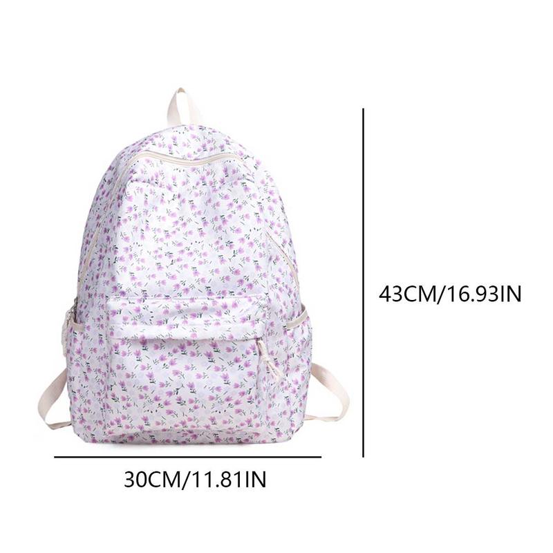 Product Introduction of Floral School Backpack Casual Travel Daypack Fashion Bookbag for Teens Girls 26