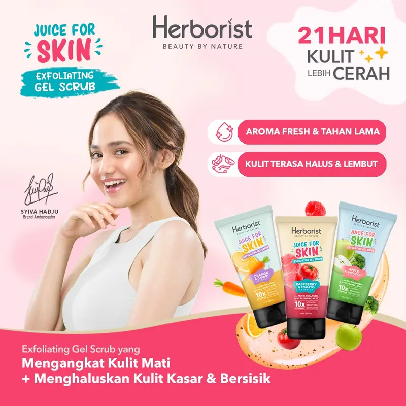 Herborist Body Serum Juice for Skin - Kulit Cerah Hand Body Lotion Buah Buahan Mencerahkan 4