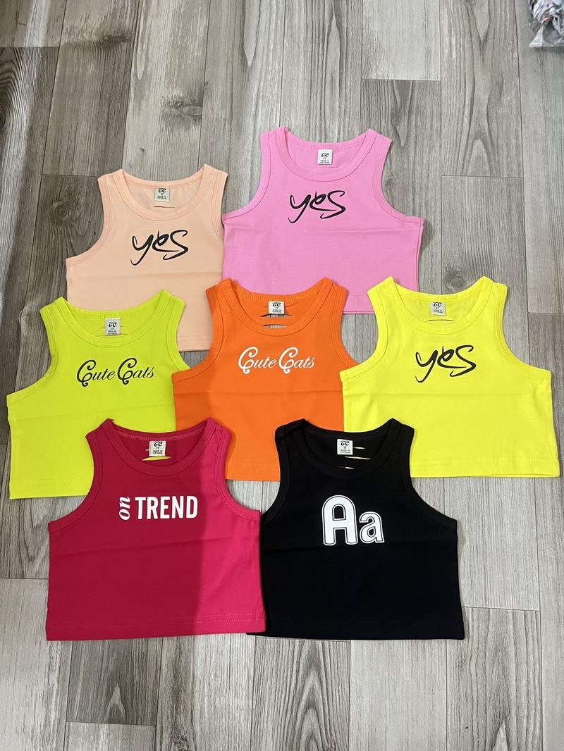 Product Introduction of [MỚI] Áo thun tanktop bé gái thun cotton phong cách 5