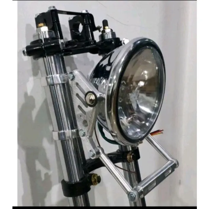 Reflektor Lampu depan Jute Set Pangkon kupingan lampu hemat PNP HONDA CB GL MP TIGER Vixion Ninja Motorcycle