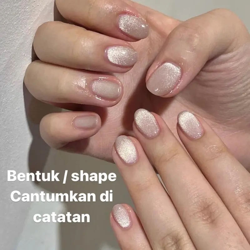 Kuku Palsu Cat Eye | Press On Nails | Custom Fake Nails | Hand Made | Nail Art Murah 0