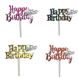 topper cake HBD kecil / topper cupcake HBD/ topper cake HBD/ hiasan kue