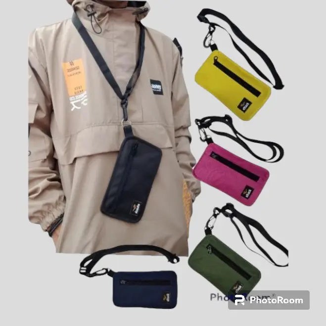 Hanging Wallet Sako Wallet Dompet Pria Dompet Kartu Tas Hp Sako Wallet Wanita Tas Kecil attr