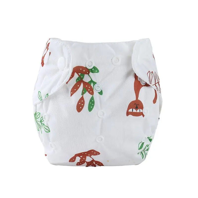Reusable Cloth Diaper, Adjustable Waterproof Baby Diaper, Washable Baby Nappy, Cute Baby Care & Health Supplies for 0-3 Years Old Boys & Girls
