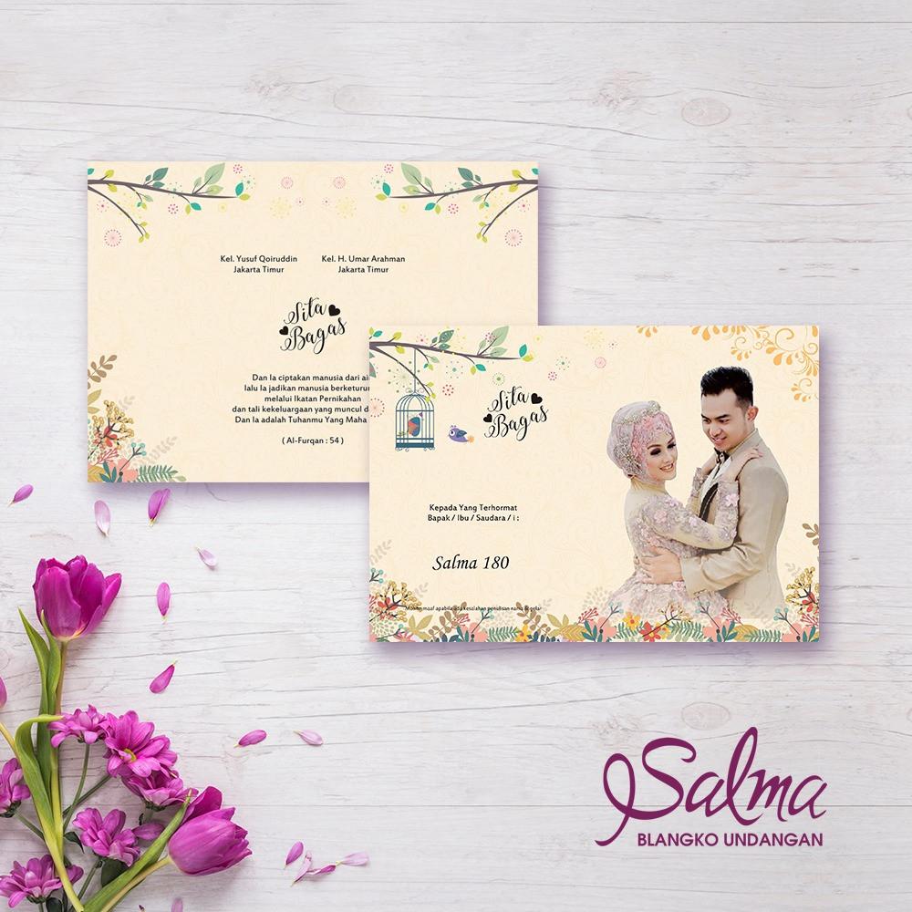 Cetak Undangan Salma 180 Bahan BC,  , Harga Termurah - JanjiKita Paket Lengkap | Default