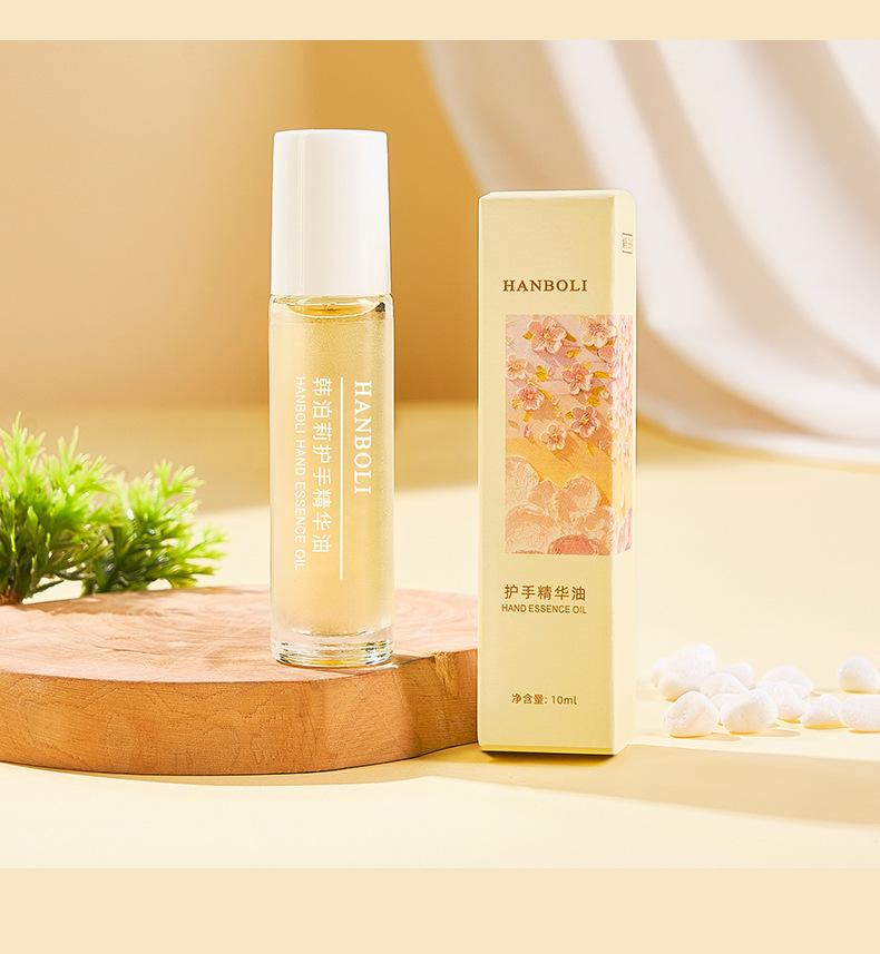 Product Introduction of Nail Care, Apricot Cuticle Oil and Nail Treatment, 8-Free Vegan, On A Roll- Hand Cream Spa Essence Oil 10ml Comfort Manicure 13