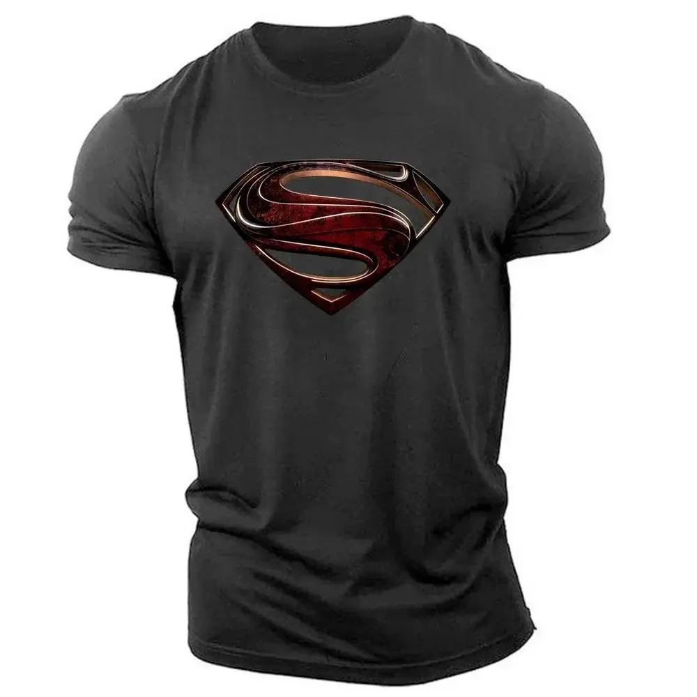 [Store Hot Sale] 2025 New Superman Icon Men's 3D Printed Stylish Casual Gym T-Shirt