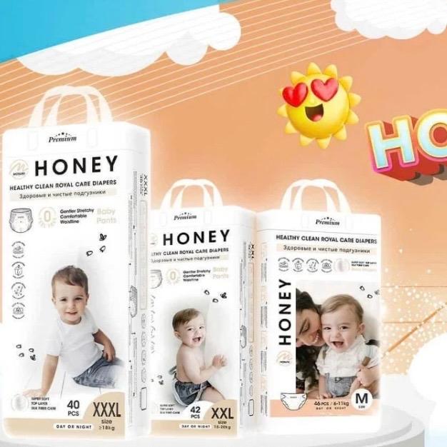[ FLS combo 4 bịch] bỉm momo honey premium