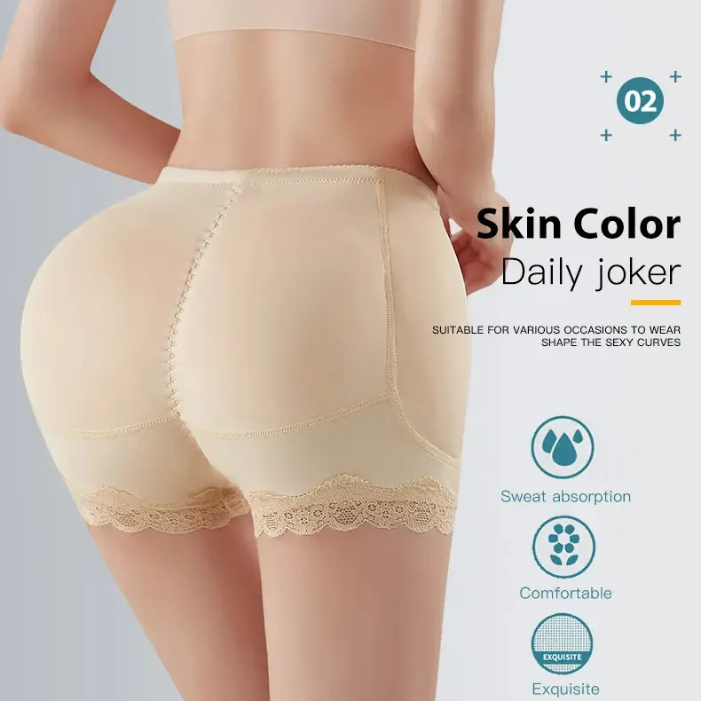 Đồ Định Hình Quần Lót Độn Hông, Quần Lót Độn Mông, Quần Đùi Nâng Mông, Có Đệm Mông, Tăng Cường Chéo, Thích Hợp Để Tăng Cường Nữ Women 2