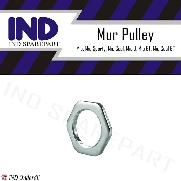 Gambar Mur Pully Mio Sporty Smile J Soul GT Puly Puli Pulley Puley CVT - Sesuai dengan gambar, Standar dari IND Onderdil Kota Bandung Tokopedia
