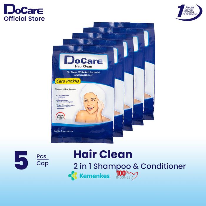 Gambar [Promo Bundling 5 Pack] - DoCare Hair Clean 2 in 1 Shampo & Conditioner dari Docare Laras Indonesia Kab. Bekasi Tokopedia