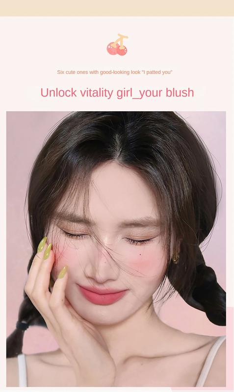 Product Introduction of Korea Monochrome Blush Peach Rose Pink Cheek Tint Powder Natural Lating Matte Face Makeup Red Contour Shadow Palette Cosmetics 15