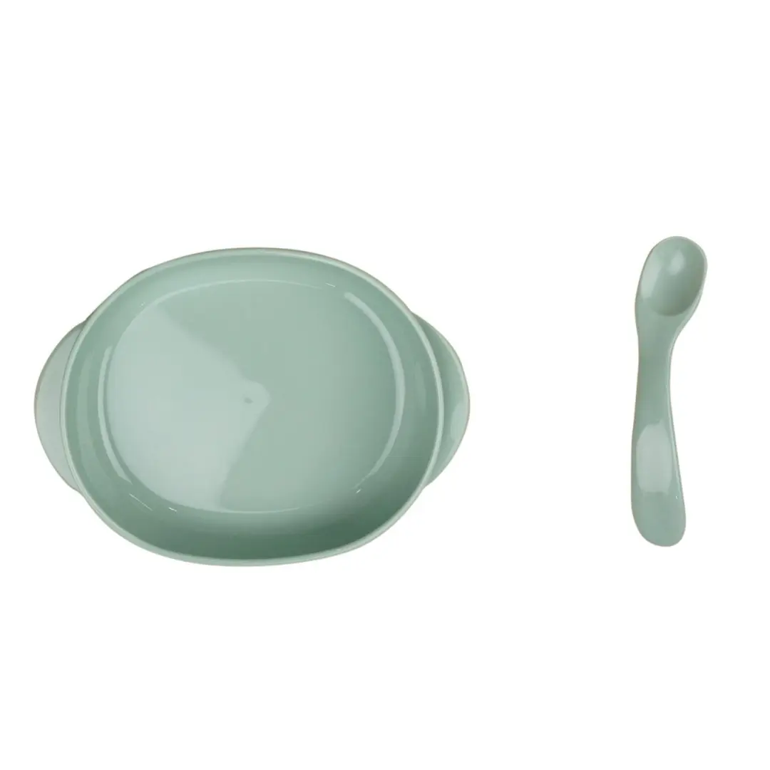 Bộ Ăn Dặm Hai Món Amori Inochi: Combo Bát Thìa - Ăn Dặm Thật Đơn Giản