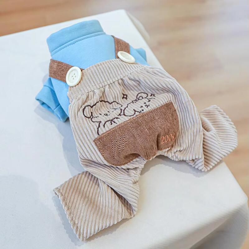 Product Introduction of Pretty Fine Workmanship Jumpsuit Adorable Dress-up Cartoon Pattern Pet Dog Four-legged Clothes 19