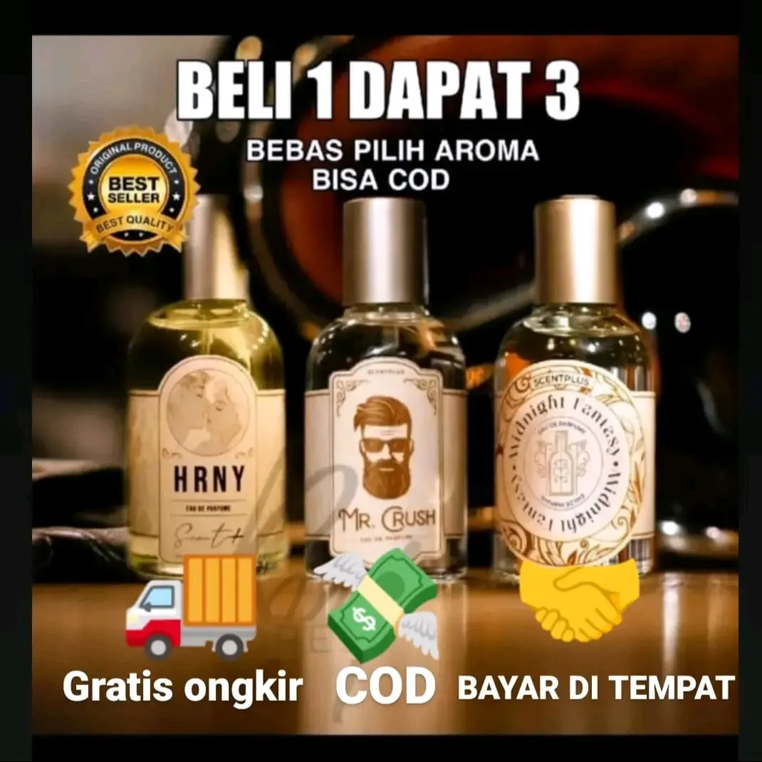PROMO MENARIK LEBIH HEMAT PARFUM Scenpro WANGI TAHAN LAMA BELI 1 DAPAT 3 PCS 30ML