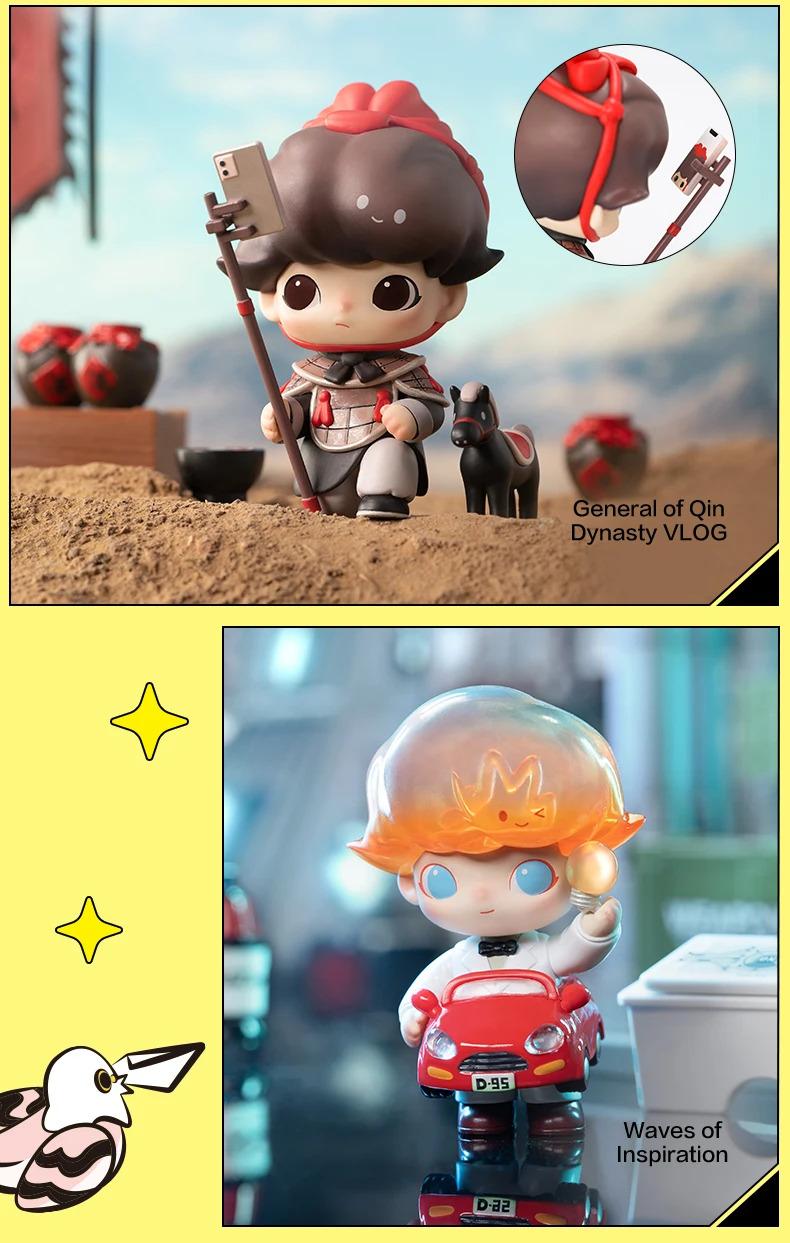Product Introduction of Dimoo Time Travel Series Blind Box Figures Confirmed Style Creative Doll Ornaments Cute Gifts 13