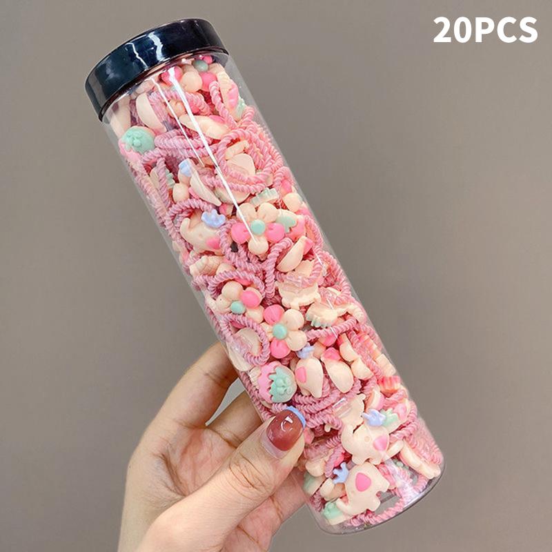 Product Introduction of Aksesori rambut kanak-kanak, gelang getah elastik kartun, kepala bayi, tali kulit, bunga kecil, hiasan kepala gadis comel, tidak akan menyakiti rambut 27