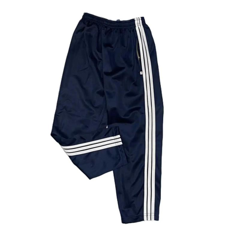 Quần thể dục 3 sọc đồng phục thể dục học sinh màu xanh đen Sport