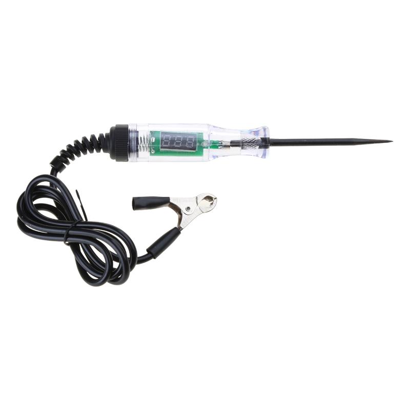 Product Introduction of Convenient Auto Circuit Tester Test Light with Portable PU Extended Wire Perfect for Truck Electrical Troubleshooting 35