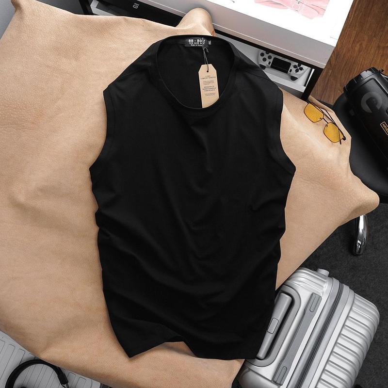 Bigsizemen Áo thun tanktop nam cotton bigsize 90kg - 130kg