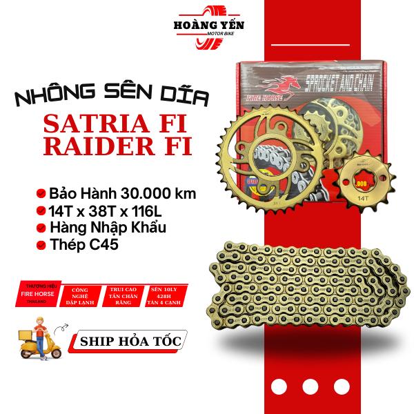 Nhông Sên Dĩa RAIDER FI-SATRIA FI Thương Hiệu Fire Horse Cao Cấp