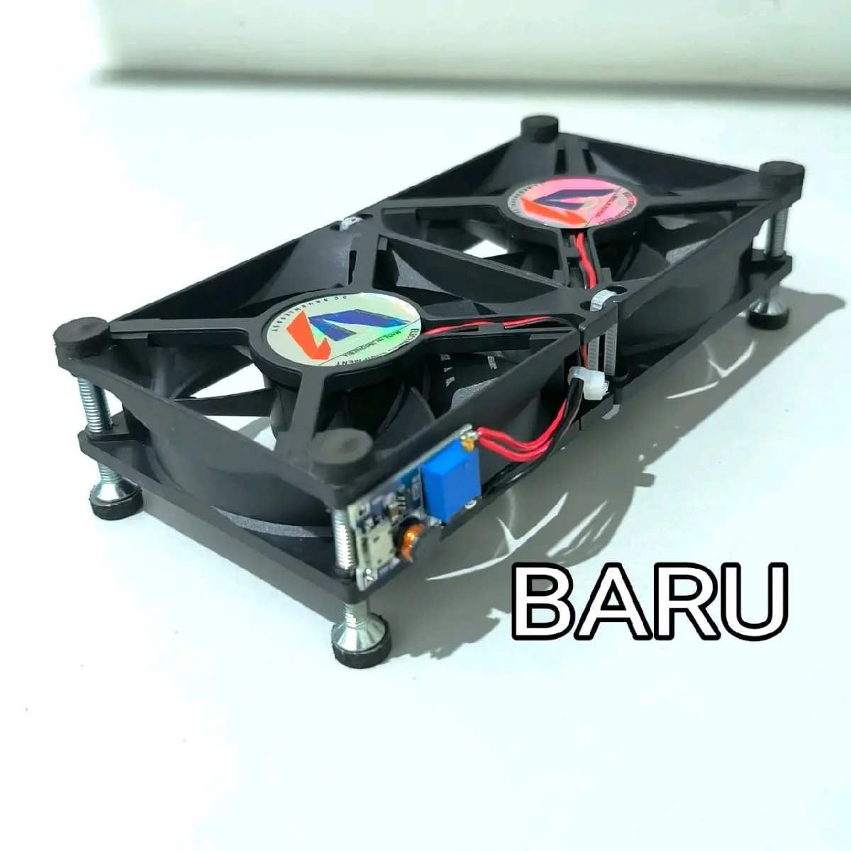 Kipas pendingin Kipas usb pendingin modem router wifi cooling pad android tv fan stb / pendingin laptop 16x8cm 8000RPM tahan 24jam Mesin
